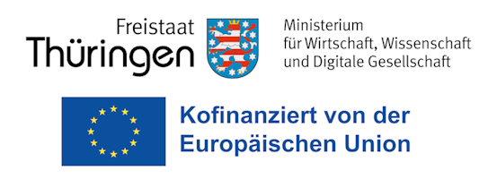 Thüringer Ministerium für Wirtschaft, Wissenschaft und Digitale Gesellschaft - Kofinanziert von der Europäischen Union